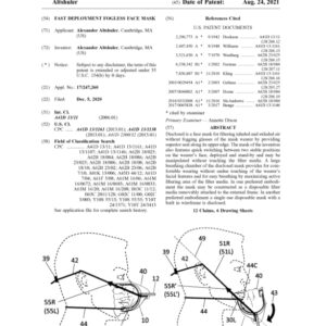 FAST DEMPLOYMENT FOGLESS FACE MASK