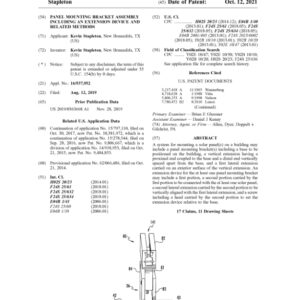 PANEL MOUNTED BRACKET ASSEMBLY INCLUDING AN EXTENSION DEVICE AND RELATED METHODS