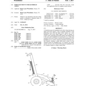 WHEELED MOUNT FOR HANDHELD TOOLS